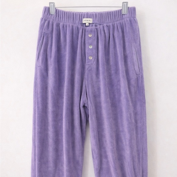 Donni Terry Henley Sweatpants in Size S - Picture 3 of 4
